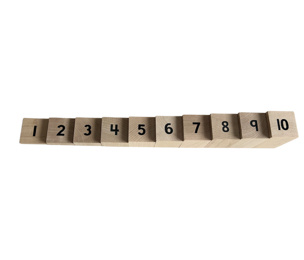 Simple Number Blocks Real Simple Number Blocks (set of 2) | Montessori-n-Such