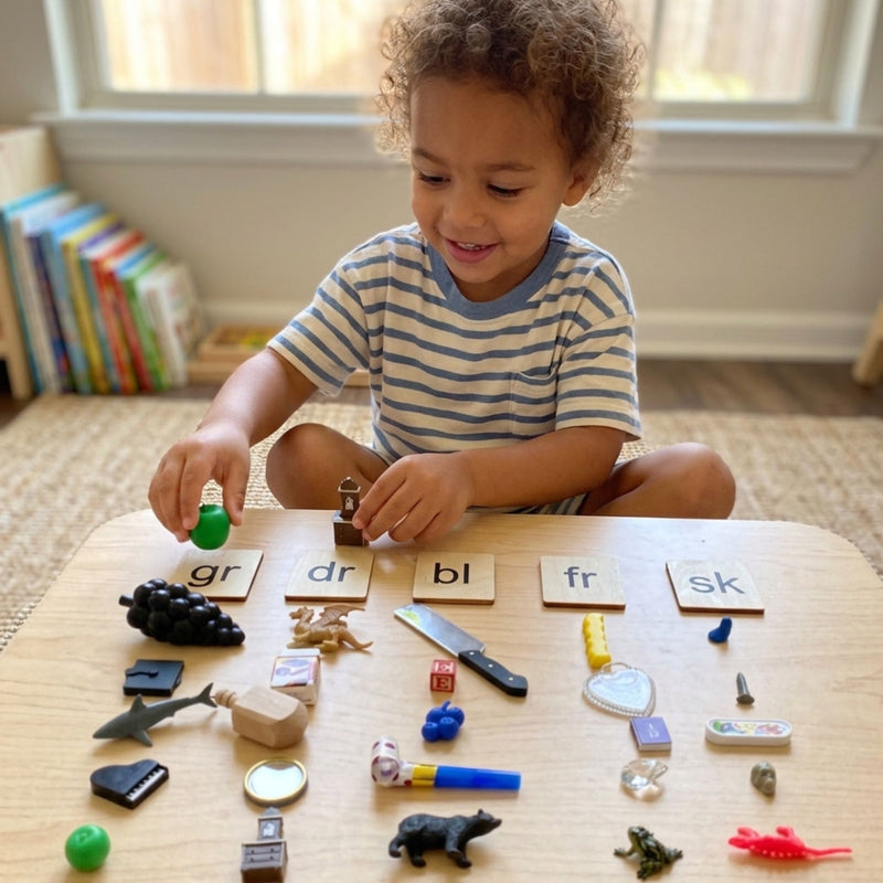 Bag Full of Blends Objects Kit (dr, bl, fr, sk, gr)  with Wooden Tiles