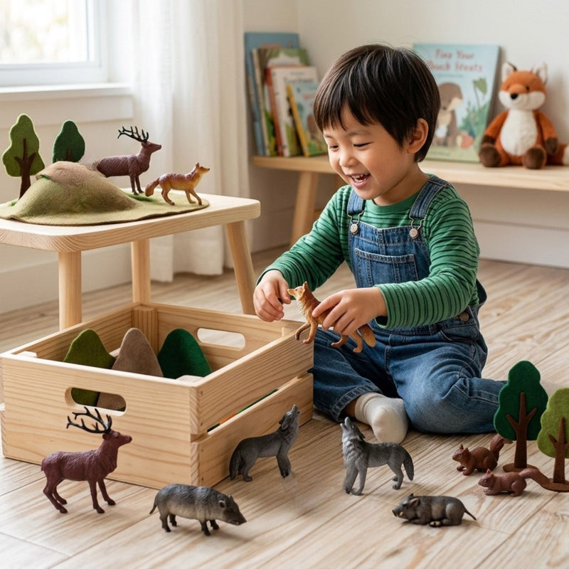 Woodland Animal Replicas Set/10