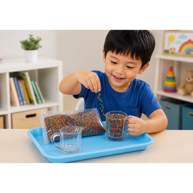 Basic Pouring Kit 2: Colored Rice Pouring Kit (2 Glass Creamers)