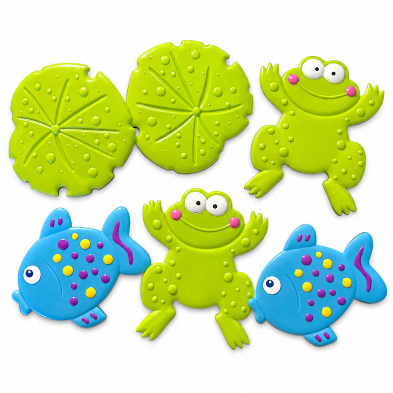 Animal Rubber Mats Set/6