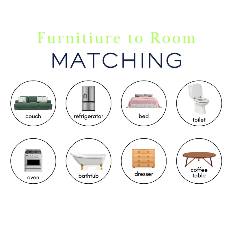 Furniture to Room Matching Activity Download