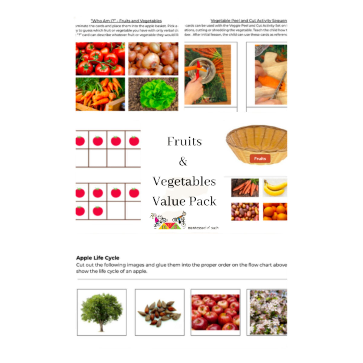 Digital Download: Fruits and Vegetables Value Pack