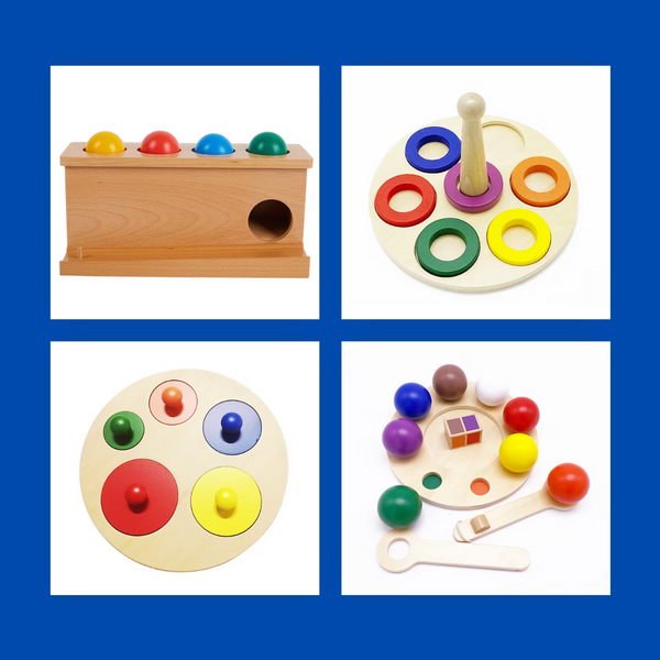 Rainbow Play & Learn: A Colorful Development Toy Set