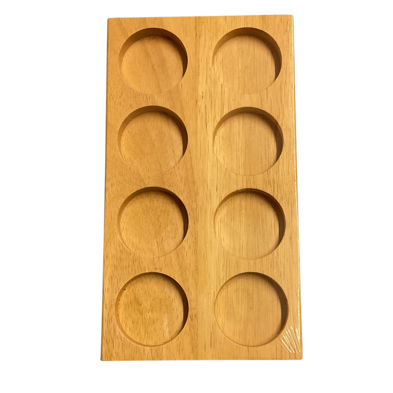Montessori Wooden 8-Compartment Sorting & Activity Tray