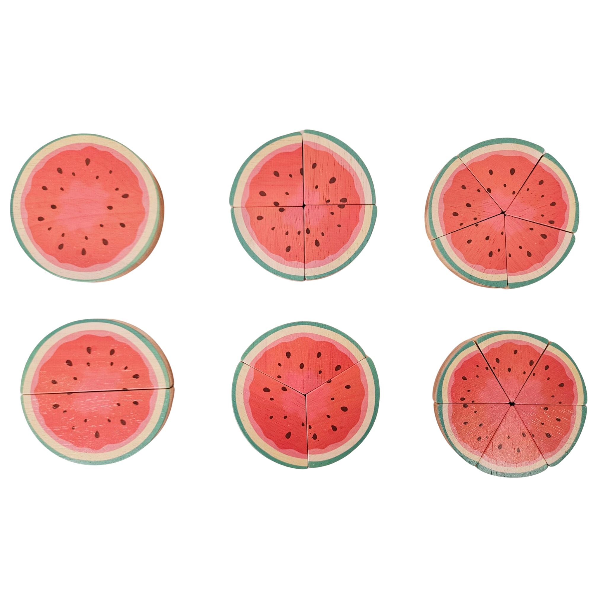 Watermelon Fraction Set