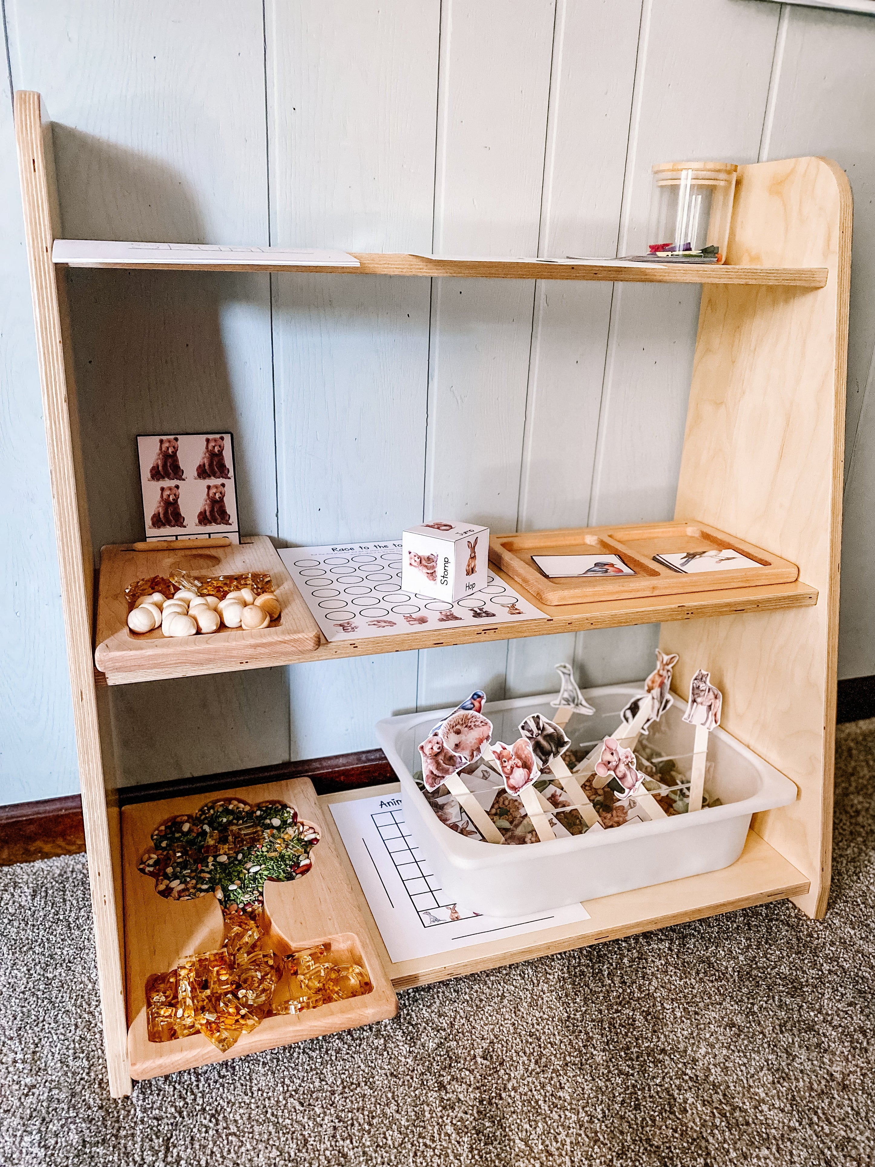 Furniture: Tiered Toy Shelf