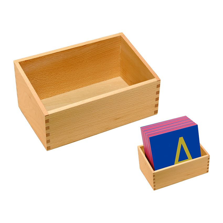 Box for Single Sandpaper Letters