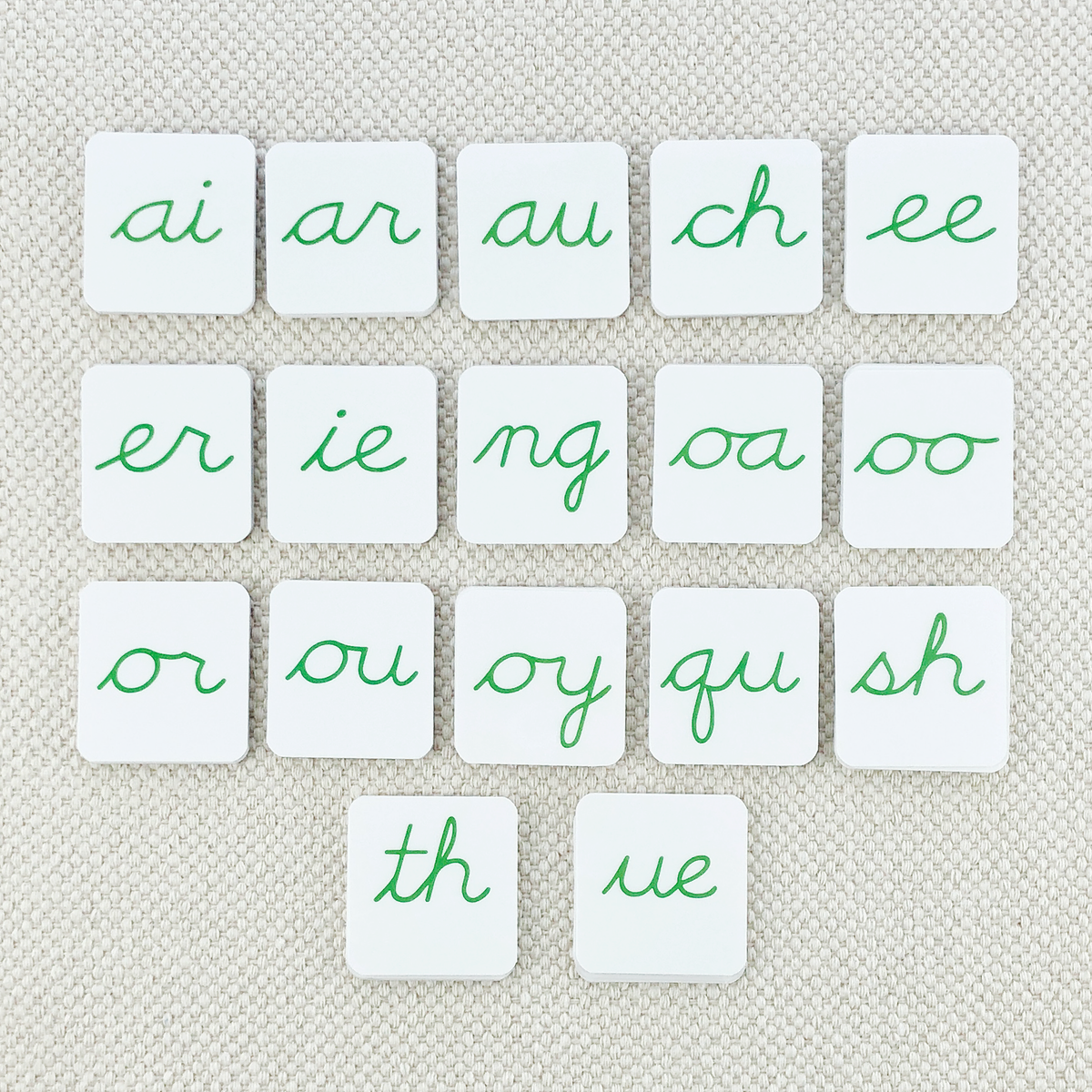 Phonogram Cursive Alphabet by Maitri
