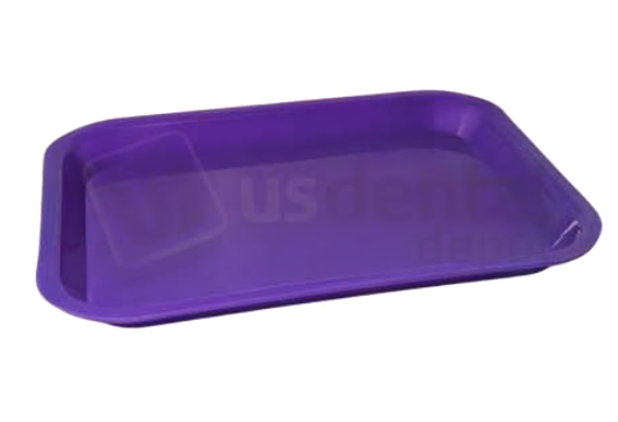 Tray: Medium Plastic Colored Rectangular