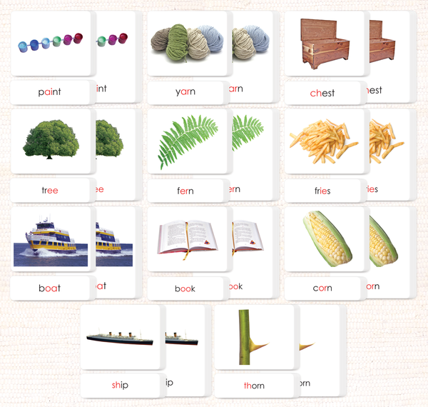 Phonetic Reading Card Set (Complete) by Maitri