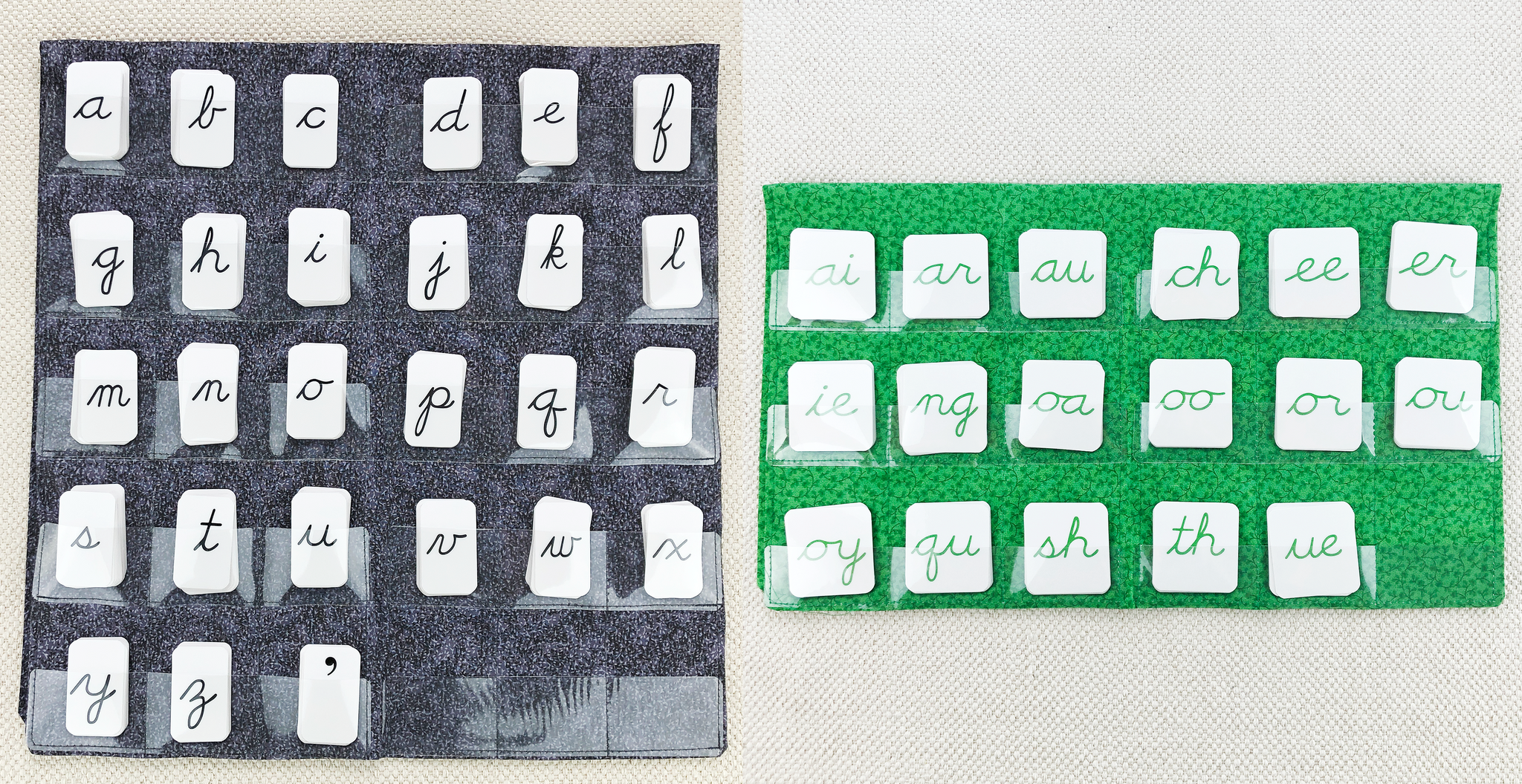 Phonogram Cursive Alphabet by Maitri