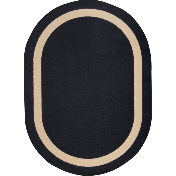 Rugs: Walking on the Line Ellipse Rug