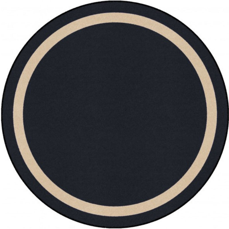 Rugs: Walking on the Line Round Rug