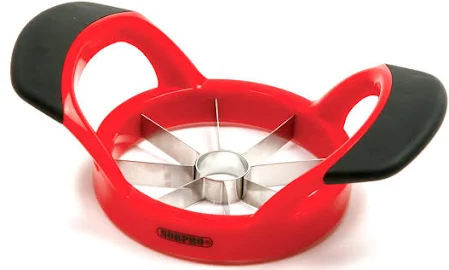 Food Preparation: Green Apple Slicer & Corer with Rubber Handle