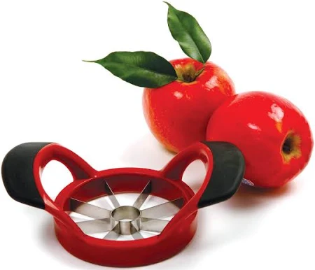 Food Preparation: Green Apple Slicer & Corer with Rubber Handle