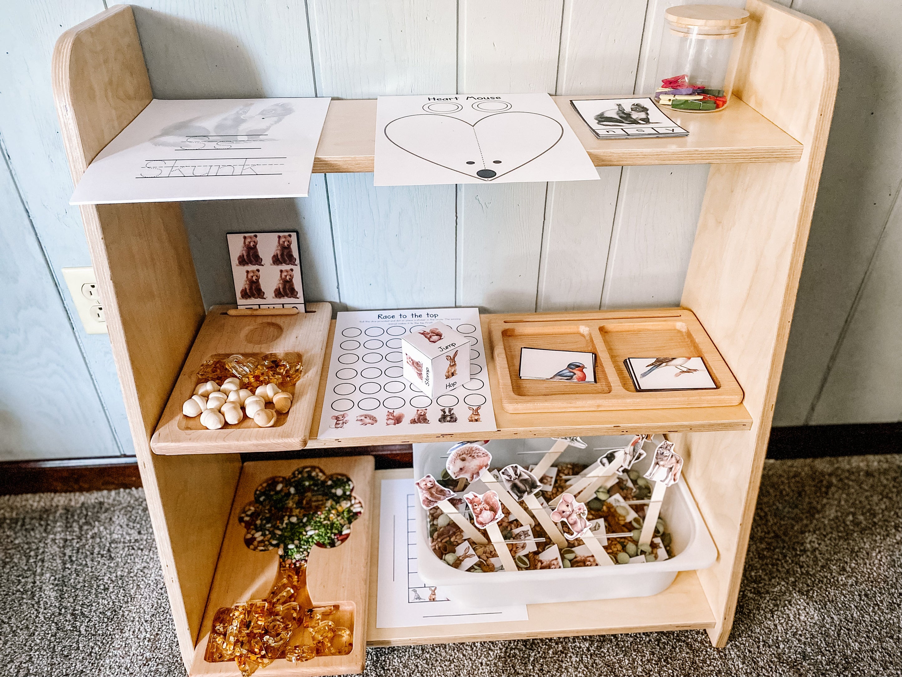Furniture: Tiered Toy Shelf