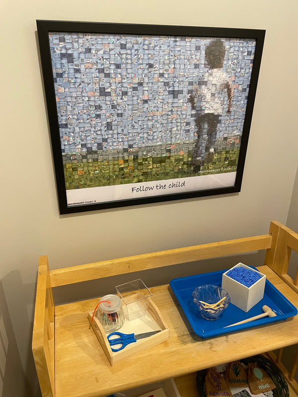 Follow The Child Montessori Mosaic Poster