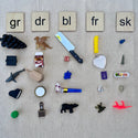Bag Full of Blends Objects Kit (dr, bl, fr, sk, gr)  with Wooden Tiles
