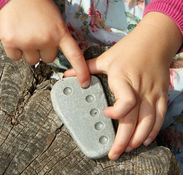 1-10 Tactile Counting Stones (2 Sets) Item# M10184