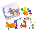 Smooth, Rubbery Rainbow Pebbles w/ Activity Cards