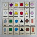 Shapes 3-Part Wood Tile Cards