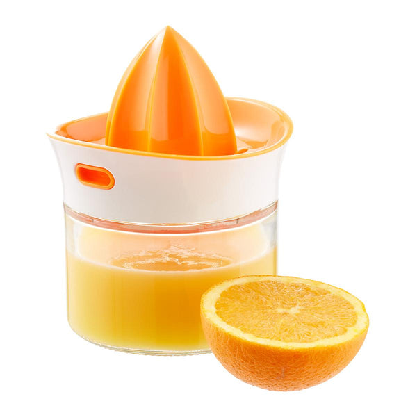 Juicer Squeeze and Pour Citrus Juicer and Glass