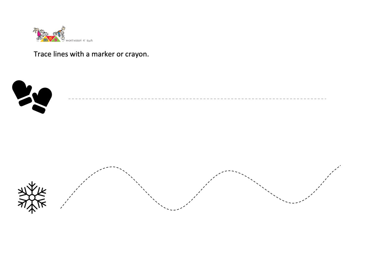 Winter Tracing Activity