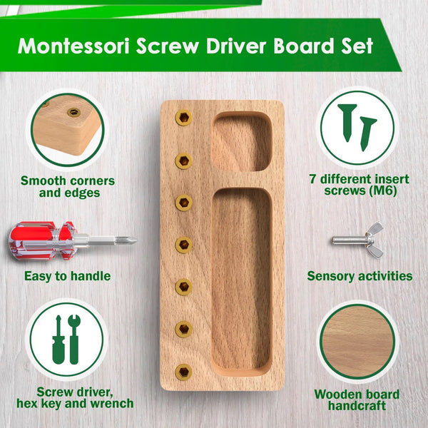 Wooden Screw Driver Board
