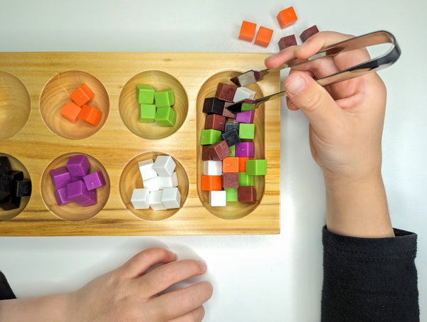 Colour Sort Cubes Color and Counting Cube Sorting Kit | Montessori-n-Such