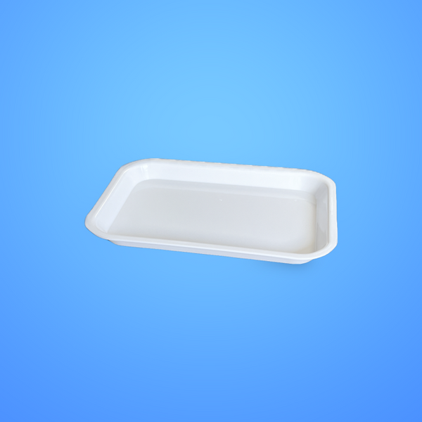 Tray: Medium Plastic Colored Rectangular