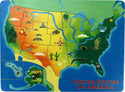 USA Photo Puzzle Map