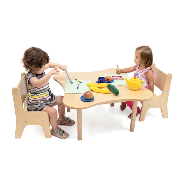Furniture: Toddler Flower Table and Two Chair Set