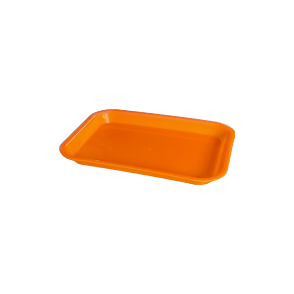 Tray: Medium Plastic Colored Rectangular