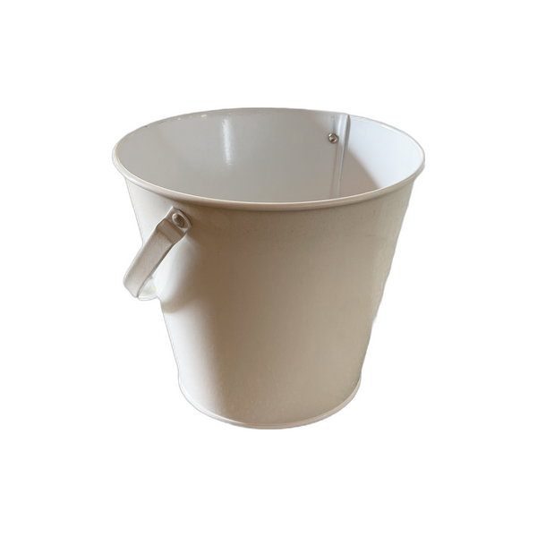 White Metal Pail