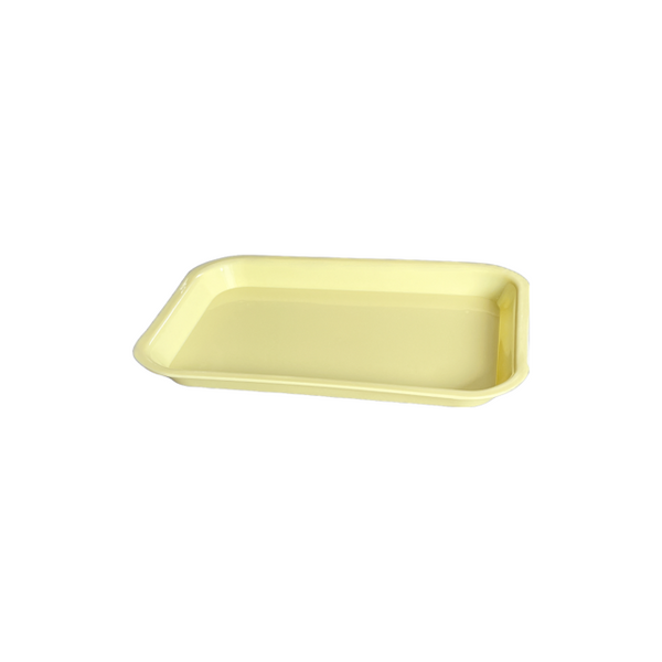 Tray: Medium Plastic Colored Rectangular