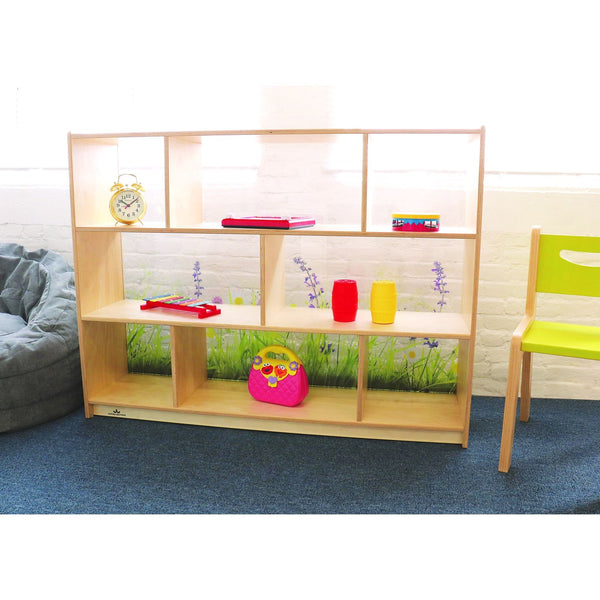 Furniture: Nature View Acrylic Back Shelf