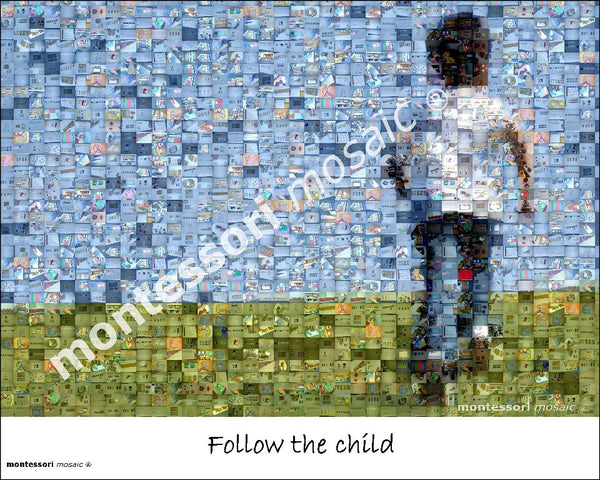 Follow The Child Montessori Mosaic Poster