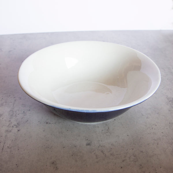Bowl: Porcelain Cobalt Blue Hand Washing Bowl