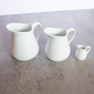 Pitcher: Porcelain 8 oz. BLOW OUTSALE!  