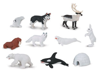 Continent Animal Miniatures: Polar/Arctic Miniature Replicas 