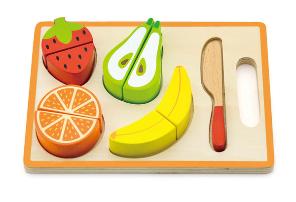 Cutting Set Fruit Puzzle Tray & Cutting Board