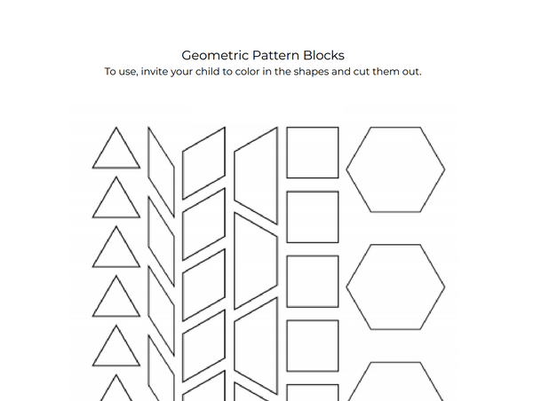 Geometric Pattern Blocks