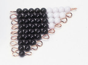 Bead Stairs: Black & White 1-9