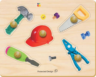 Toddler Puzzle: Everyday Items Real Life Photos -Tools 