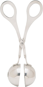 Tongs: Circular, Stainless Steel 