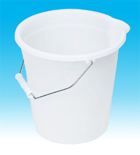 Bucket: See-Thru Italian Style Pail w/ Metal Handle 