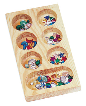 6 Compartment Wood Sorting 