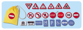 3-D Felt Road Signs Motif Set 