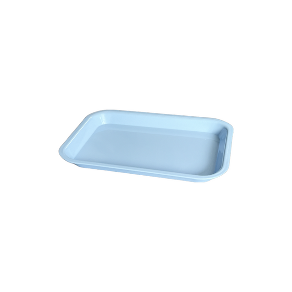 Tray: Medium Plastic Colored Rectangular